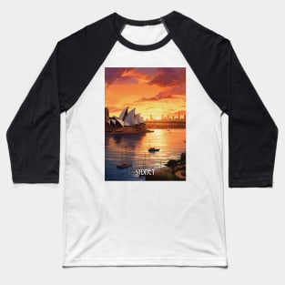 Sydney City Art Baseball T-Shirt